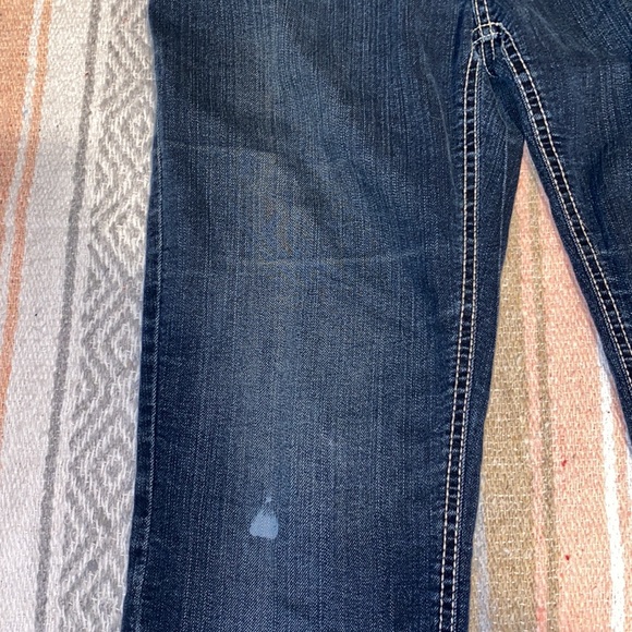 Wranglers 7/8 x 34 32x34 bootcut flare jeans distressed - Picture 6 of 13